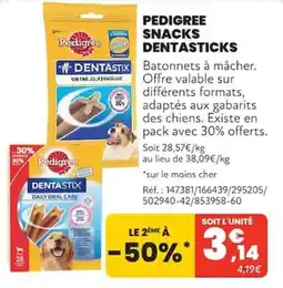 Animalis Pedigree Dentastix offre