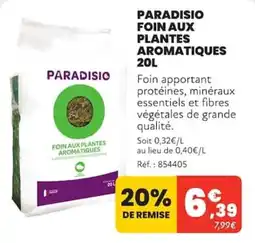 Animalis PARADISIO Foin aux plantes aromatiques offre