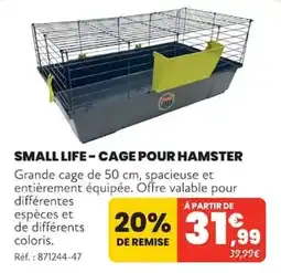 Animalis SMALL LIFE - CAGE POUR HAMSTER offre