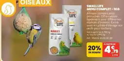 Animalis Small Life Menu complet offre