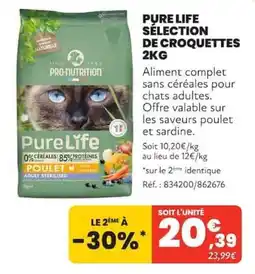 Animalis Pure Life Sélection de Croquettes offre