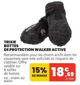 Animalis TRIXIE BOTTES DE PROTECTION WALKER ACTIVE offre