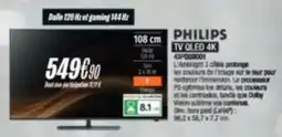 Blanc Brun Philips tv qled 4k offre