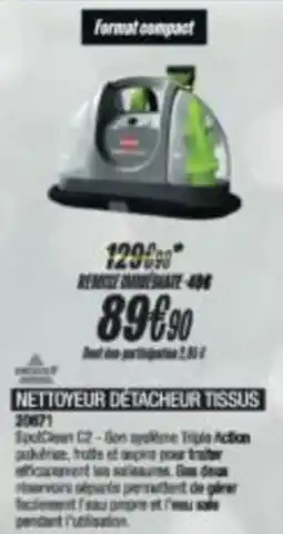 Blanc Brun SpotClean C2 offre