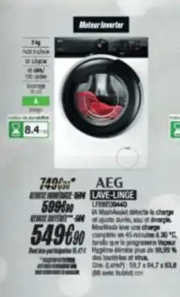 Blanc Brun AEG LAVE-LINGE offre