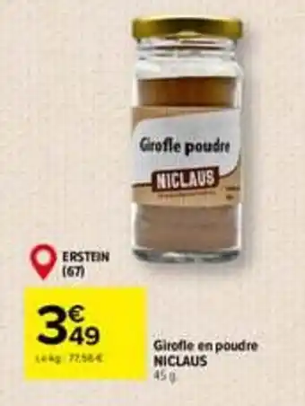 NICLAUS Girofle poudre