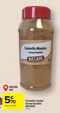 Carrefour NICLAUS Cannelle Moulue offre