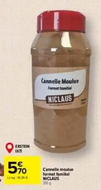 NICLAUS Cannelle Moulue