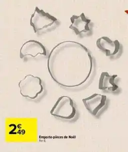 Carrefour Emporte-pièces de Noël offre