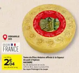Carrefour HAXAIRE Tome du Père Antoine offre