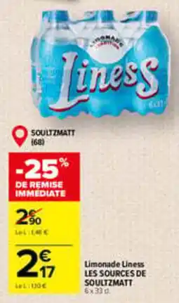 Carrefour Liness Limonade offre