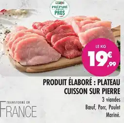 Match Produit élaboré : plateau cuisson sur pierre offre