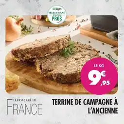 Match Match terrine de campagne à l'ancienne offre