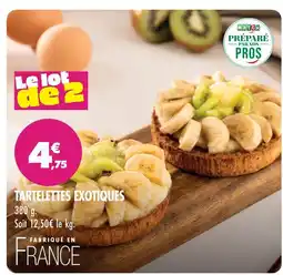 Match Match tartelettes exotiques offre