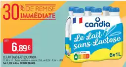 Match Candia le lait sans lactose offre