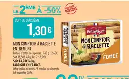 Match Entremont mon comptoir à raclette offre