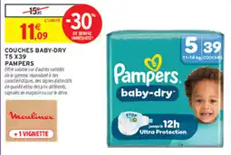 Intermarché Contact Pampers baby-dry offre