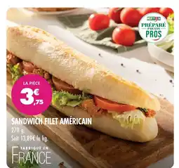 Match Match sandwich filet américain offre