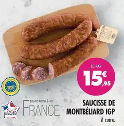 Match Saucisse de montbéliard igp offre