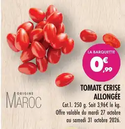 Match Tomate cerise allongée offre