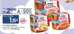 Match Nestle p'tite recette offre