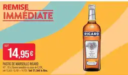 Match Ricard pastis de marseille offre