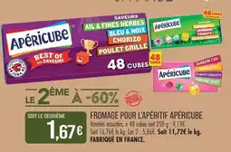 Match Apéricube fromage pour l'apéritif offre