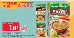 Match Knorr & la potagere soupe offre