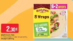 Match Old el paso wraps offre