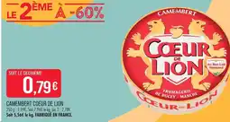 Match Coeur de lion camembert offre
