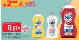Match Mir ▲ liquide vaisselle offre