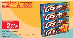 Match Granola sablés nappés offre