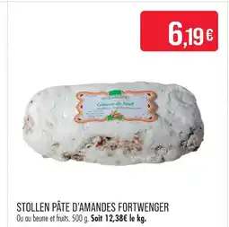 Match Fortwenger stollen pâté d’amandes offre