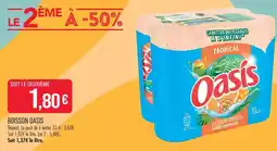 Match Oasis boisson offre