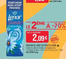 Match Lenor ▲ parfum de linge en perles offre