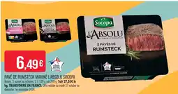 Match Socopa pavé de rumsteck mariné nature offre
