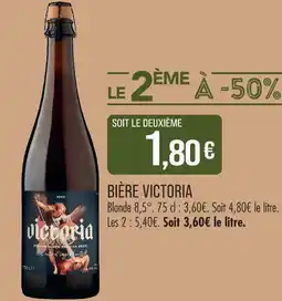 Match Victoria bière offre