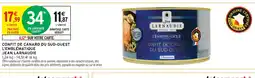 Intermarché Jean larnaudie confit de canard du sud-ouest l'emblématique offre