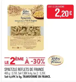Match Reflets de france spaetzle offre