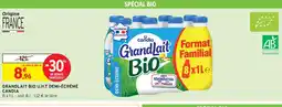 Intermarché Candia grandlait bio u.h.t. demi-écrémé offre