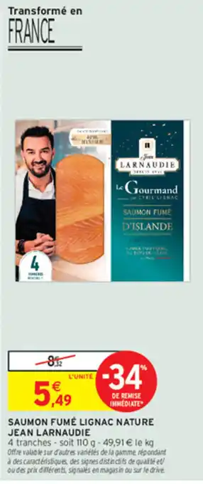 JEAN LARNAUDIE SAUMON FUMÉ LIGNAC NATURE