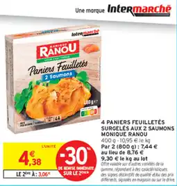 Intermarché Contact Monique Ranou Paniers Feuilletés offre