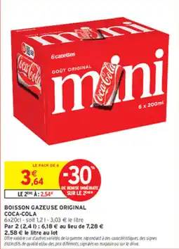 Intermarché Contact Coca-Cola mini offre