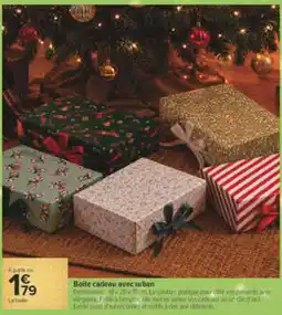 Carrefour Market Boite cadeau avec ruban offre