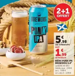 Hyper U BREWDOG BIÈRE PUNK IPA offre