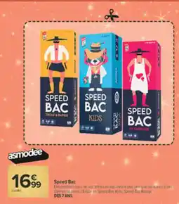 Carrefour Market Asmodee Speed Bac offre