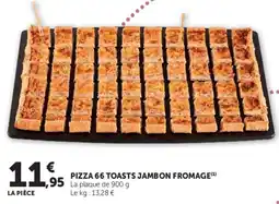 Hyper U PIZZA 66 TOASTS JAMBON FROMAGE offre