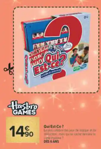 Hasbro Games Qui Est-ce?