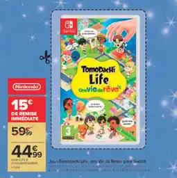 Carrefour Market Nintendo Tomodachi Life Une Vie de Rêve offre