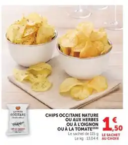 Hyper U LA CREPE OCCITANE CHIPS offre